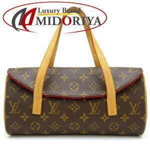 Louis Vuitton Monogram Sonatine Handbag Brown